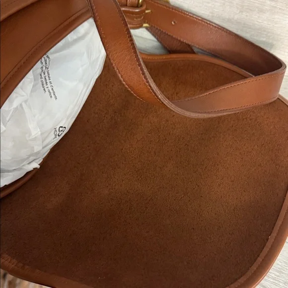 Coach Tan Fletcher Leather Crossbody Bag - Picture 10 of 14